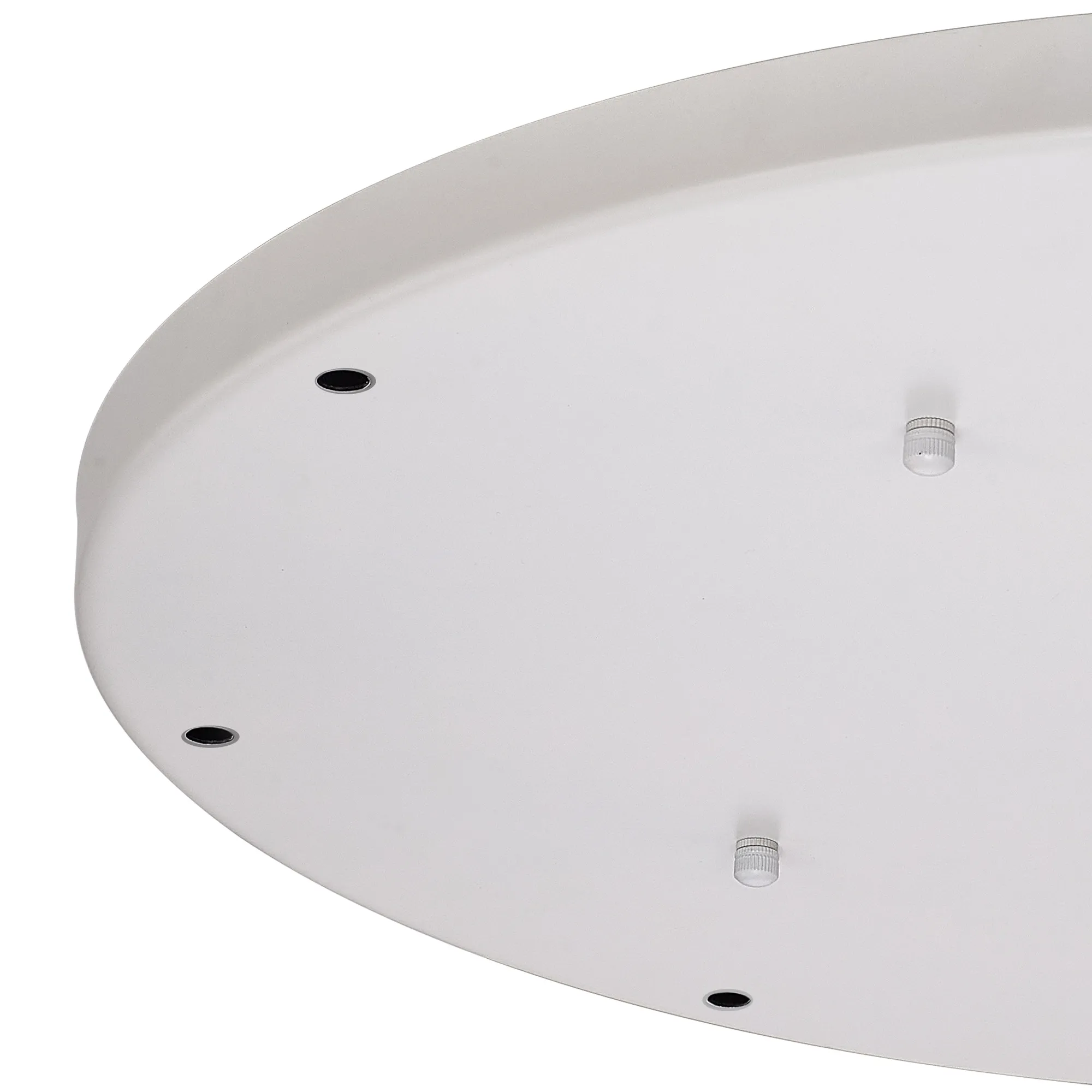 Hayes 9 Hole 60cm Round Ceiling Plate White D0831WH  Deco Hayes White